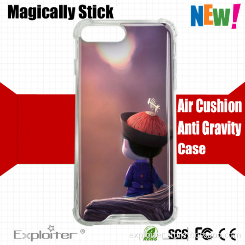 Exploiter oem factory china crystal tpu case with hard plastic clear cell phone case for iphone 7 plus transparent price